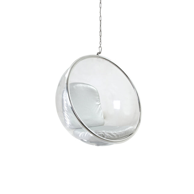 Mina acrylic store ball hanging chair