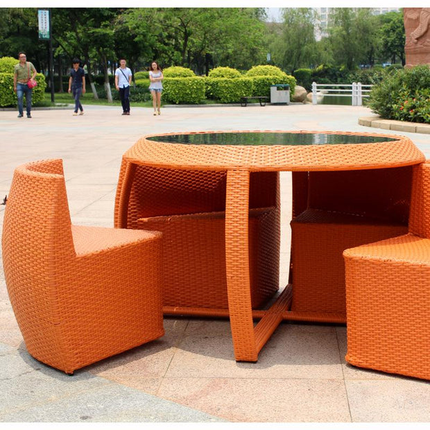A150 Outdoor Sofa Set, Orange