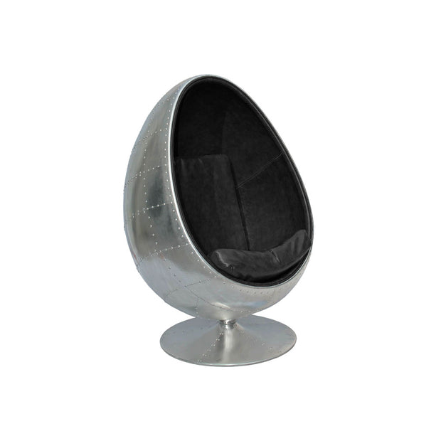 Eero Aarnio Style Aviator Egg Chair, Black-mityhome- mityhome