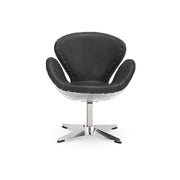 Black Aviator Swan Chair-mityhome- mityhome