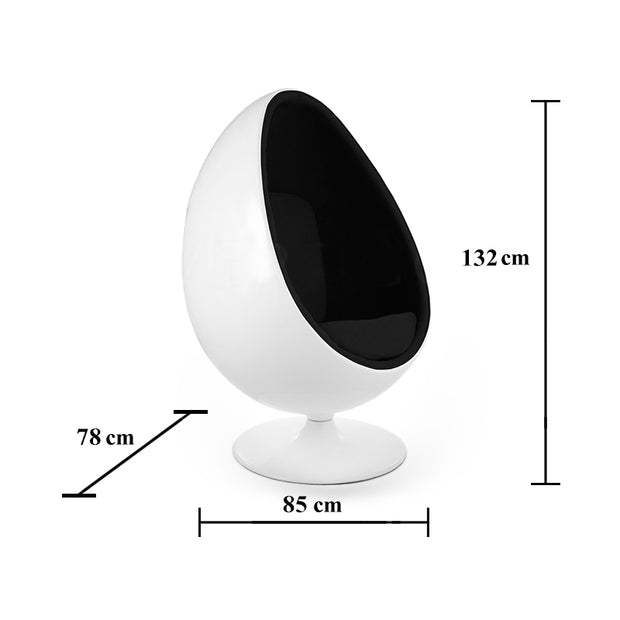 Eero Aarnio Inspired Egg Pod Chair-Chair-Jmax trading- mityhome