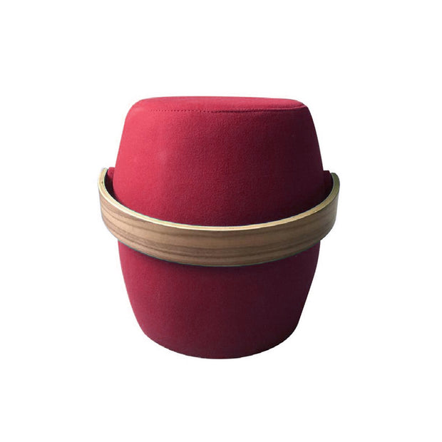 R14 Rounded Stool [Green/Red/Yellow/Blue]-mityhome-Red- mityhome