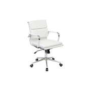 Faux Leather Office Chair-mityhome-White- mityhome
