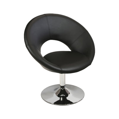 Swivel Pod Dining Chair-mityhome-Black- mityhome