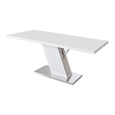 High Gloss White Dining Table-mityhome- mityhome