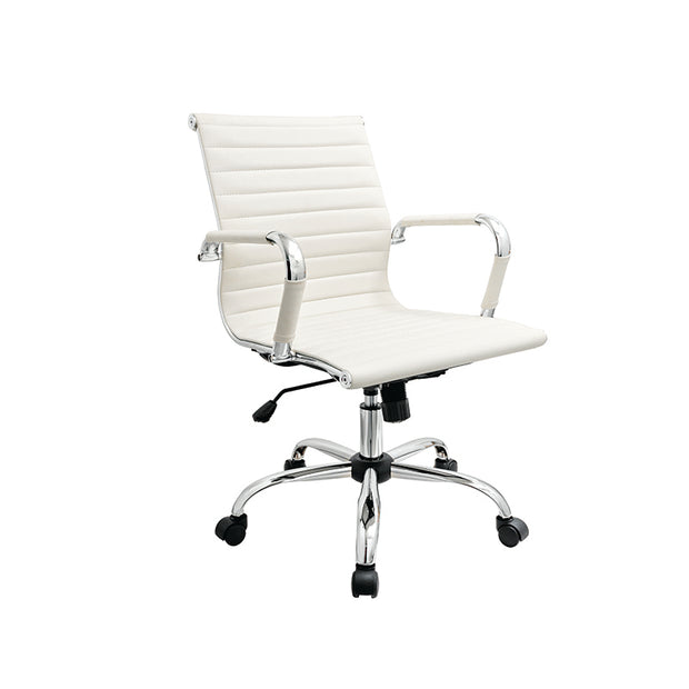 Eames Style Office Chair with Casters-mityhome-White- mityhome