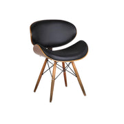Eames Style DSW Eiffel Dining Chair, Black/White-mityhome-Black- mityhome
