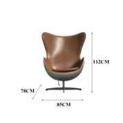 Aviation Aviator Egg Chair, Brown-mityhome- mityhome